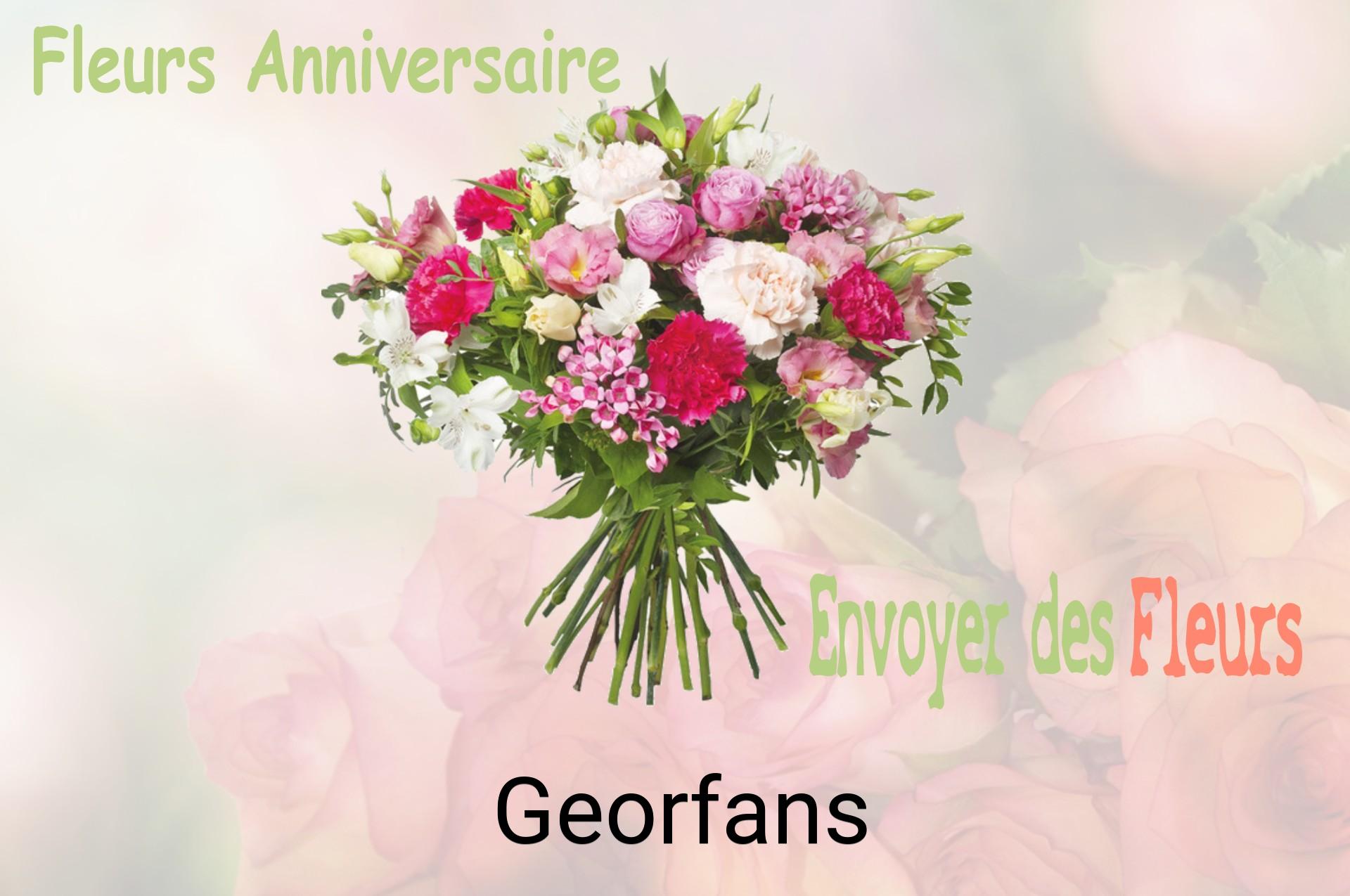 Bouquet de fleurs d’anniversaire livré à Georfans