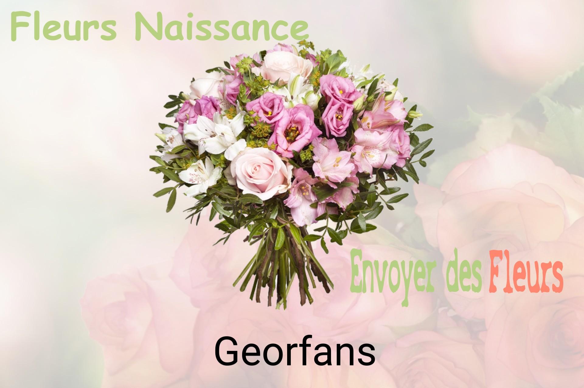 Bouquet de fleurs de naissance livré à Georfans